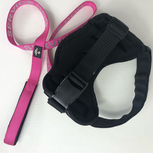 Industrial Puppy Reflective Service Dog Harness & Leash - Picture 5 of 10